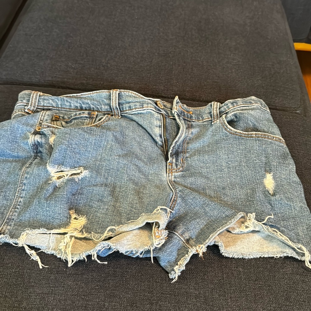 Mid rise size 12 Jean shorts